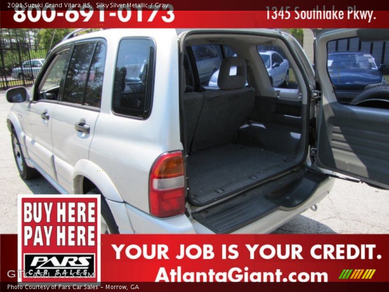 Silky Silver Metallic / Gray 2001 Suzuki Grand Vitara JLS