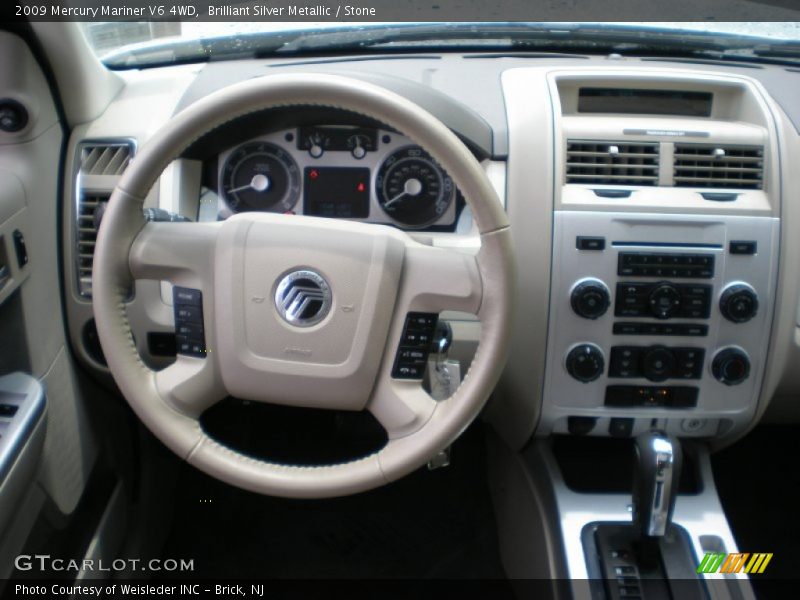 Brilliant Silver Metallic / Stone 2009 Mercury Mariner V6 4WD