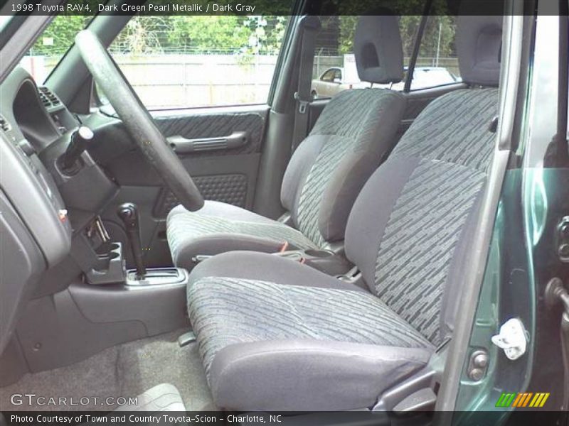Dark Green Pearl Metallic / Dark Gray 1998 Toyota RAV4