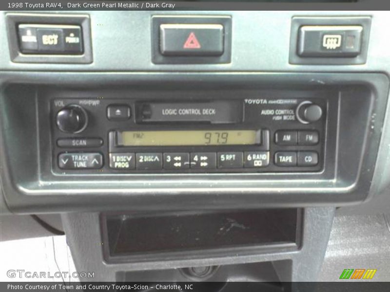 Dark Green Pearl Metallic / Dark Gray 1998 Toyota RAV4