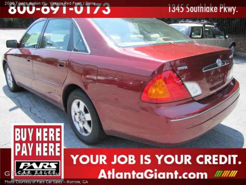 Vintage Red Pearl / Stone 2000 Toyota Avalon XL