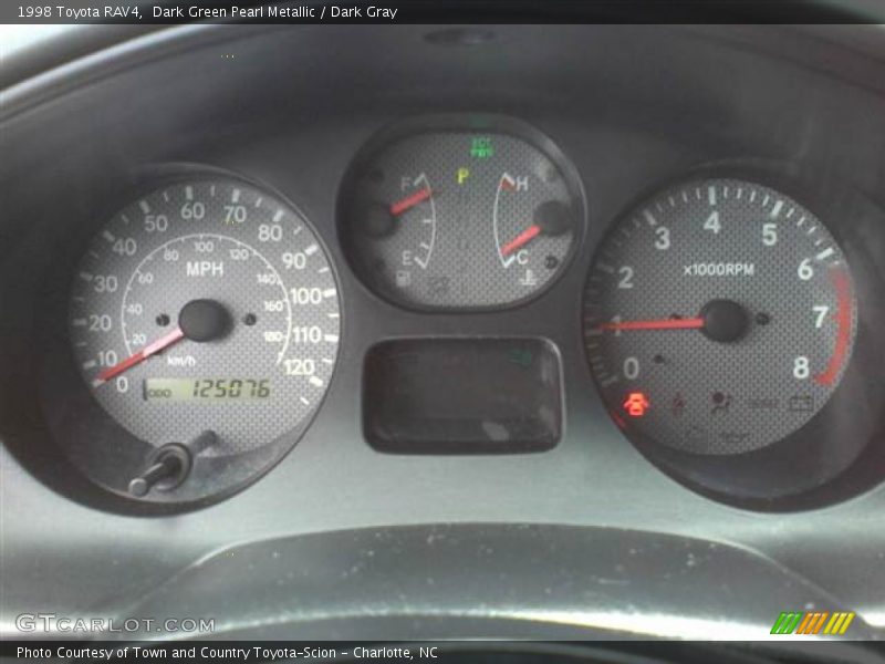 Dark Green Pearl Metallic / Dark Gray 1998 Toyota RAV4