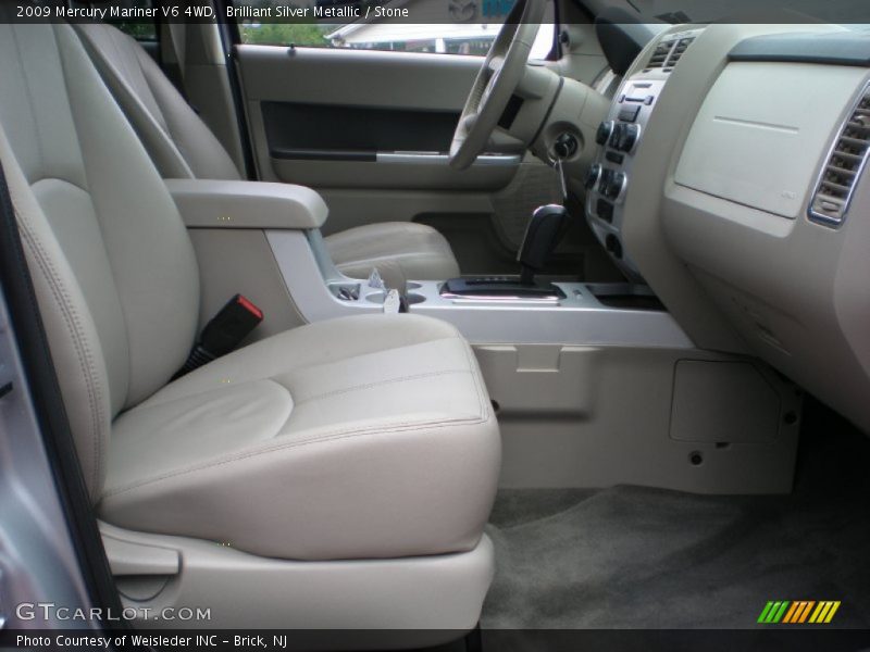 Brilliant Silver Metallic / Stone 2009 Mercury Mariner V6 4WD