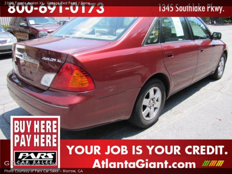 Vintage Red Pearl / Stone 2000 Toyota Avalon XL