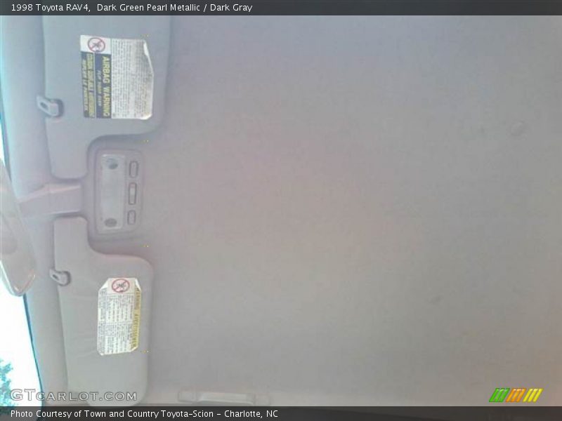 Dark Green Pearl Metallic / Dark Gray 1998 Toyota RAV4