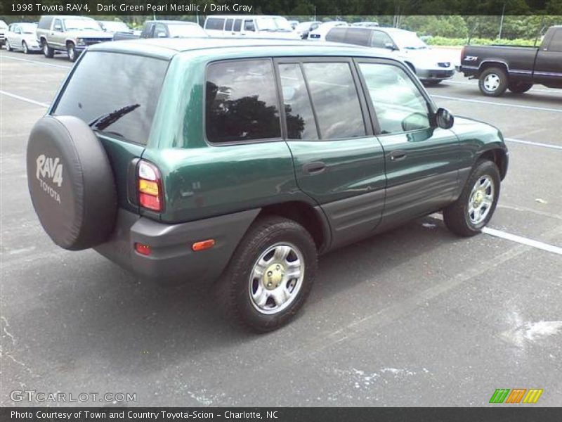 Dark Green Pearl Metallic / Dark Gray 1998 Toyota RAV4