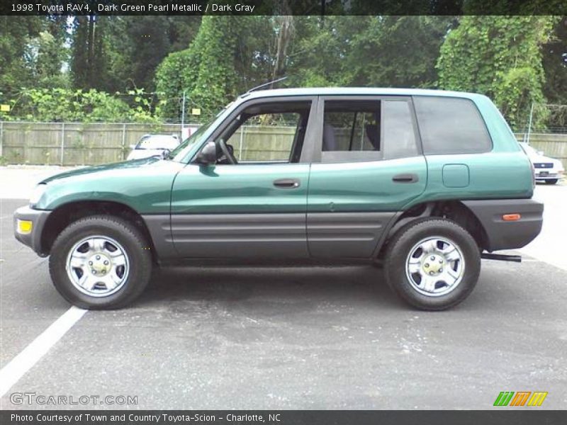 Dark Green Pearl Metallic / Dark Gray 1998 Toyota RAV4