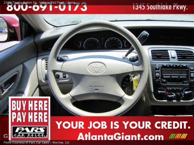 Vintage Red Pearl / Stone 2000 Toyota Avalon XL