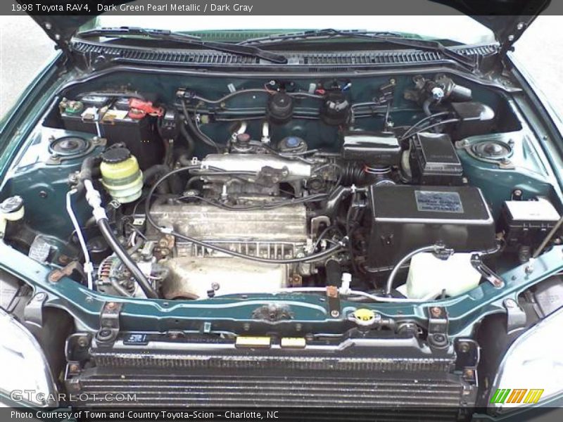 Dark Green Pearl Metallic / Dark Gray 1998 Toyota RAV4