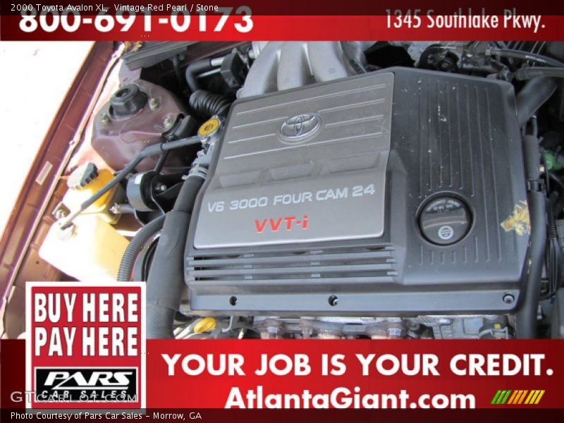 Vintage Red Pearl / Stone 2000 Toyota Avalon XL