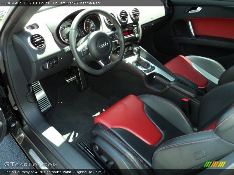 Magma Red Interior - 2009 TT 2.0T Coupe 
