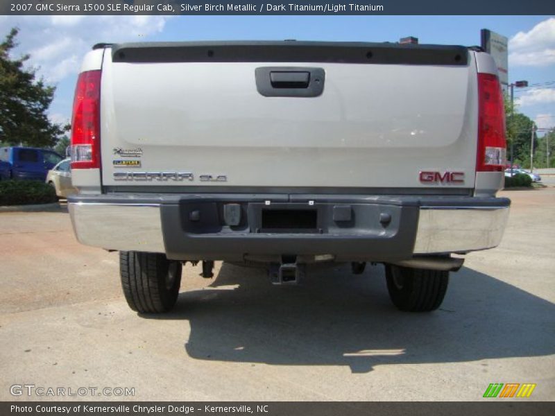 Silver Birch Metallic / Dark Titanium/Light Titanium 2007 GMC Sierra 1500 SLE Regular Cab