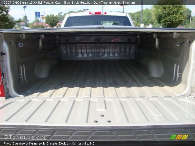 Silver Birch Metallic / Dark Titanium/Light Titanium 2007 GMC Sierra 1500 SLE Regular Cab