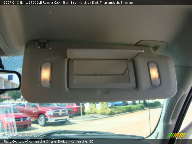 Silver Birch Metallic / Dark Titanium/Light Titanium 2007 GMC Sierra 1500 SLE Regular Cab