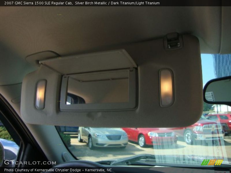 Silver Birch Metallic / Dark Titanium/Light Titanium 2007 GMC Sierra 1500 SLE Regular Cab