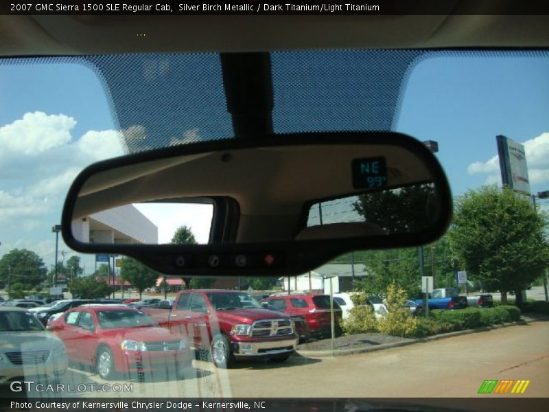 Silver Birch Metallic / Dark Titanium/Light Titanium 2007 GMC Sierra 1500 SLE Regular Cab