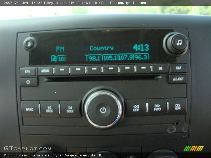 Silver Birch Metallic / Dark Titanium/Light Titanium 2007 GMC Sierra 1500 SLE Regular Cab