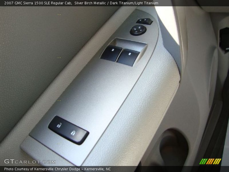 Silver Birch Metallic / Dark Titanium/Light Titanium 2007 GMC Sierra 1500 SLE Regular Cab