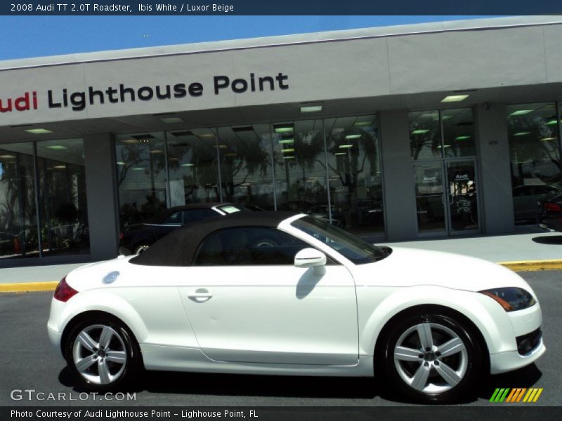 Ibis White / Luxor Beige 2008 Audi TT 2.0T Roadster