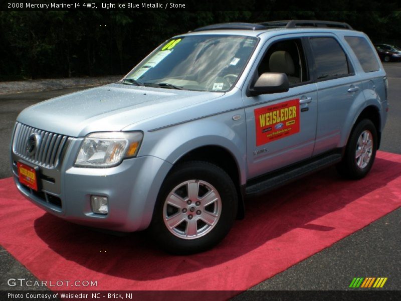 Light Ice Blue Metallic / Stone 2008 Mercury Mariner I4 4WD