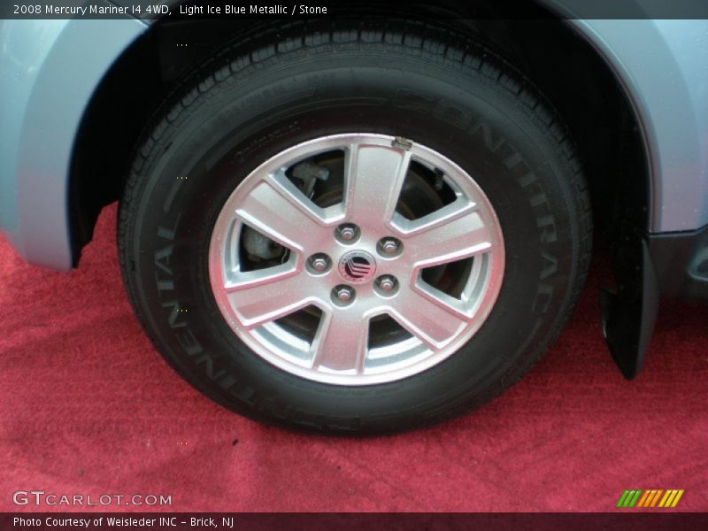 Light Ice Blue Metallic / Stone 2008 Mercury Mariner I4 4WD