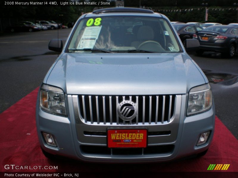 Light Ice Blue Metallic / Stone 2008 Mercury Mariner I4 4WD