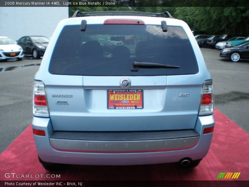 Light Ice Blue Metallic / Stone 2008 Mercury Mariner I4 4WD