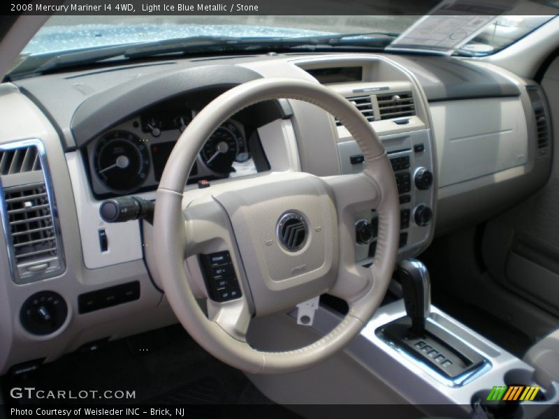 Light Ice Blue Metallic / Stone 2008 Mercury Mariner I4 4WD