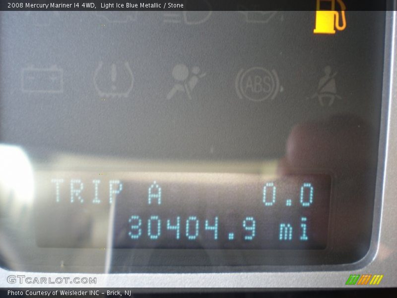 Light Ice Blue Metallic / Stone 2008 Mercury Mariner I4 4WD