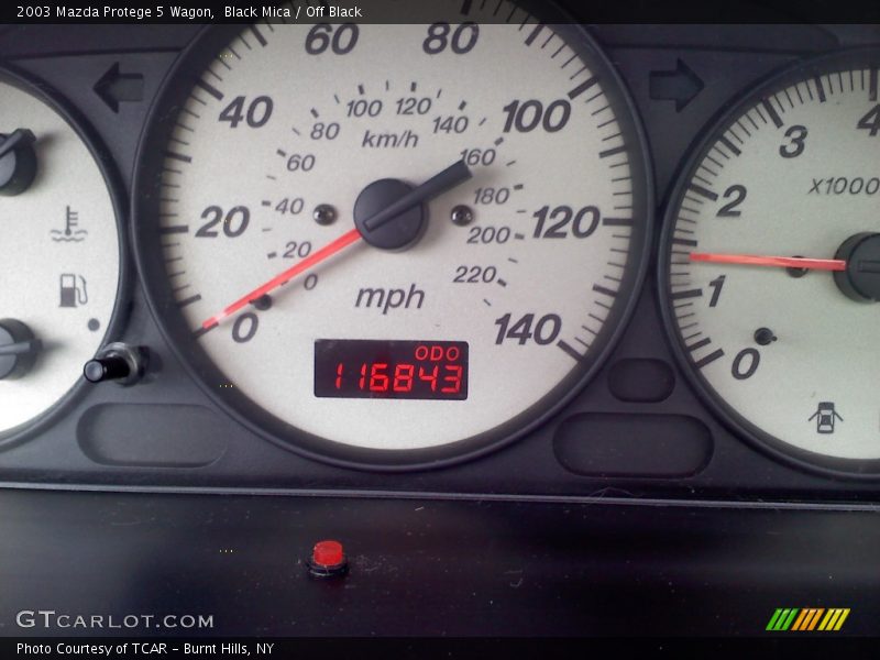 Black Mica / Off Black 2003 Mazda Protege 5 Wagon