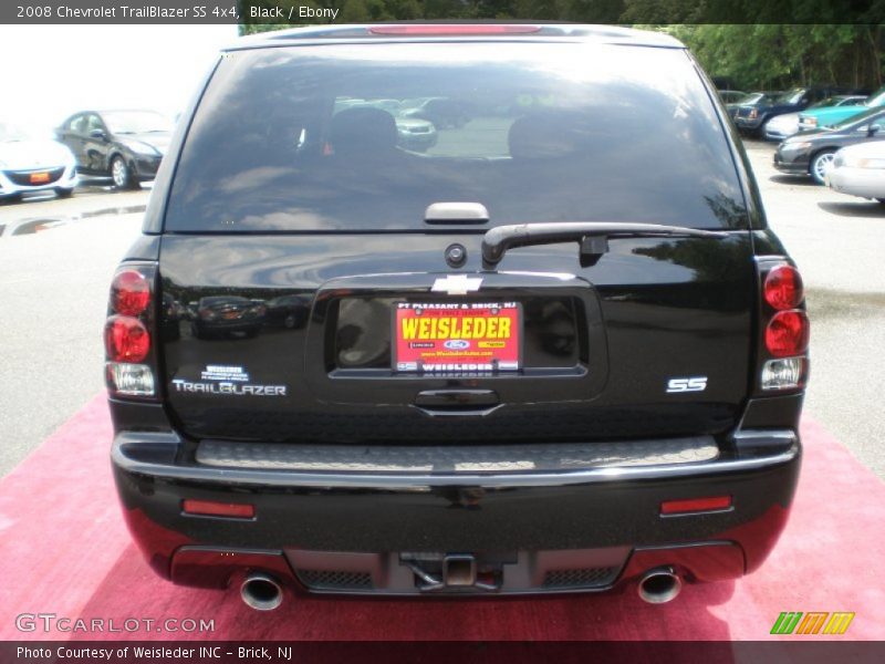 Black / Ebony 2008 Chevrolet TrailBlazer SS 4x4
