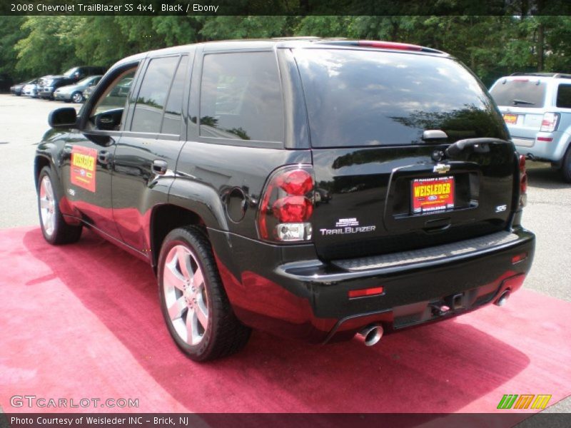 Black / Ebony 2008 Chevrolet TrailBlazer SS 4x4