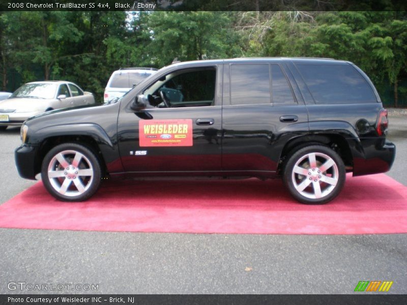 Black / Ebony 2008 Chevrolet TrailBlazer SS 4x4