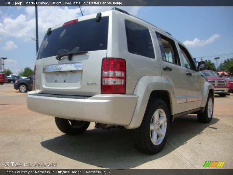 Bright Silver Metallic / Pastel Pebble Beige 2008 Jeep Liberty Limited