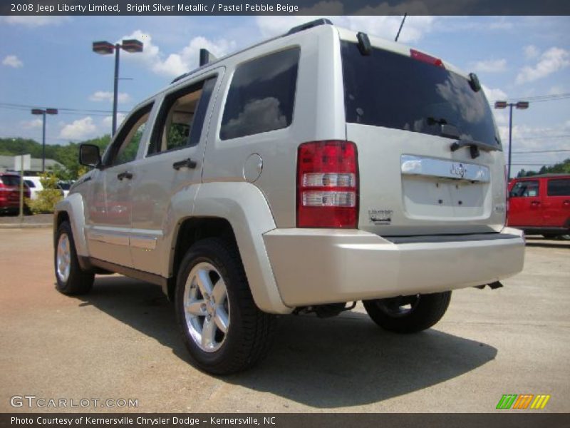 Bright Silver Metallic / Pastel Pebble Beige 2008 Jeep Liberty Limited