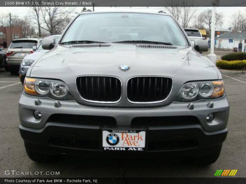 Stratus Grey Metallic / Black 2006 BMW X5 3.0i