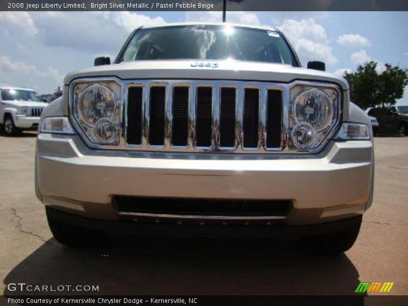 Bright Silver Metallic / Pastel Pebble Beige 2008 Jeep Liberty Limited