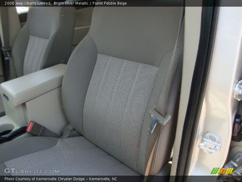 Bright Silver Metallic / Pastel Pebble Beige 2008 Jeep Liberty Limited