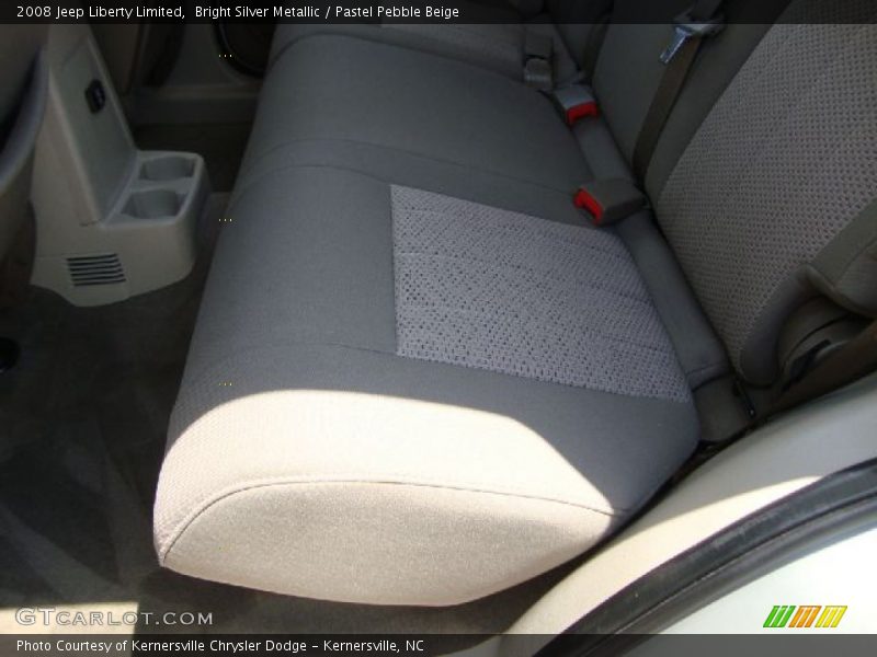 Bright Silver Metallic / Pastel Pebble Beige 2008 Jeep Liberty Limited