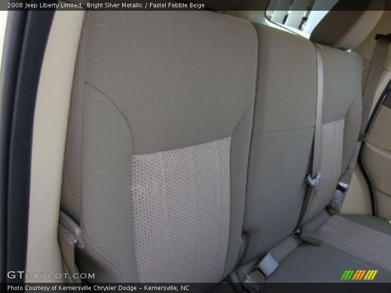 Bright Silver Metallic / Pastel Pebble Beige 2008 Jeep Liberty Limited