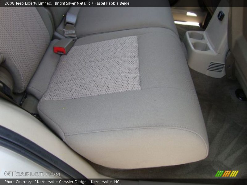 Bright Silver Metallic / Pastel Pebble Beige 2008 Jeep Liberty Limited