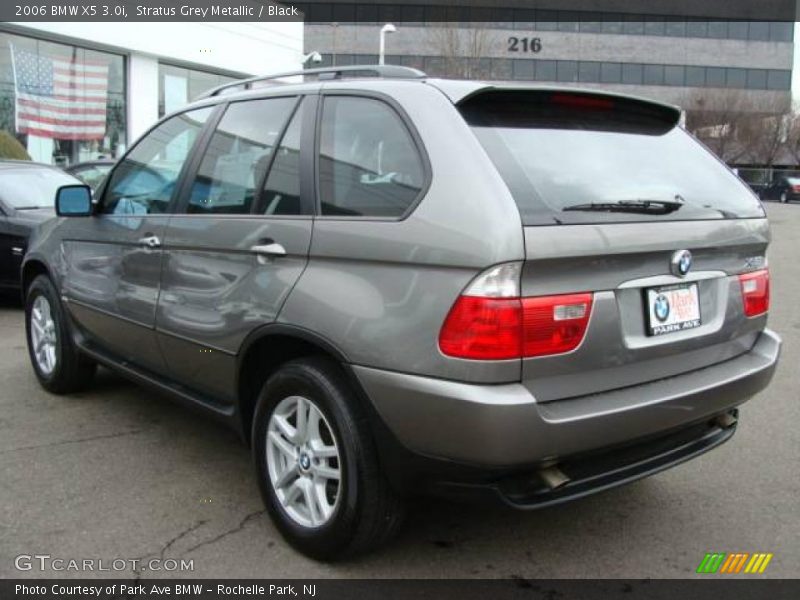 Stratus Grey Metallic / Black 2006 BMW X5 3.0i