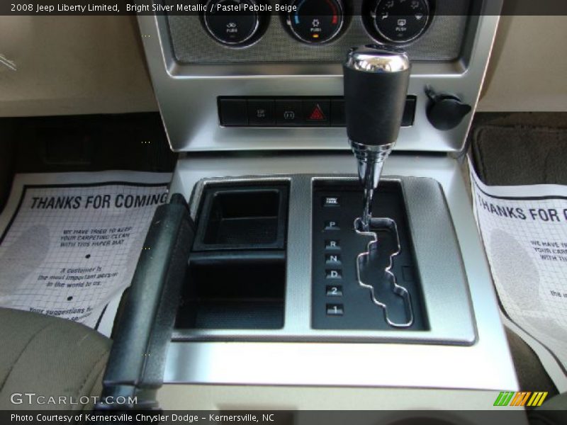Bright Silver Metallic / Pastel Pebble Beige 2008 Jeep Liberty Limited