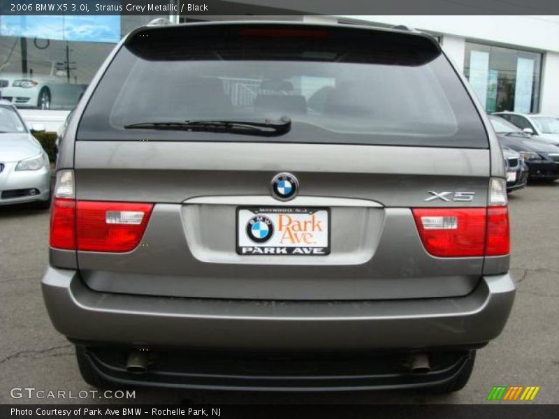 Stratus Grey Metallic / Black 2006 BMW X5 3.0i