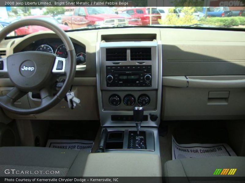 Bright Silver Metallic / Pastel Pebble Beige 2008 Jeep Liberty Limited
