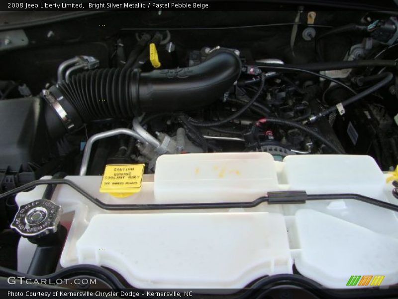 Bright Silver Metallic / Pastel Pebble Beige 2008 Jeep Liberty Limited