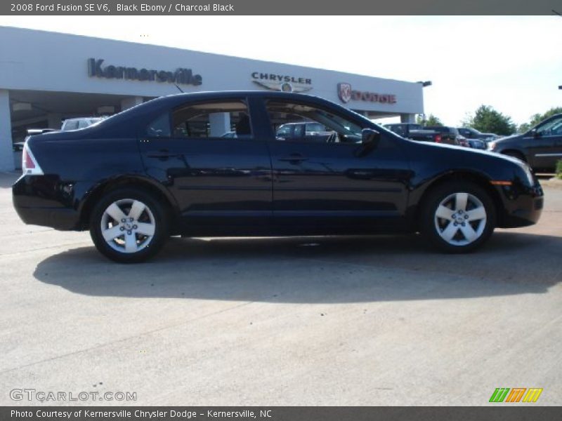 Black Ebony / Charcoal Black 2008 Ford Fusion SE V6
