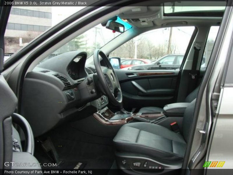 Stratus Grey Metallic / Black 2006 BMW X5 3.0i