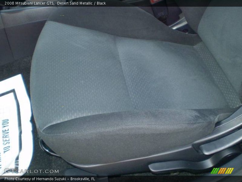 Desert Sand Metallic / Black 2008 Mitsubishi Lancer GTS