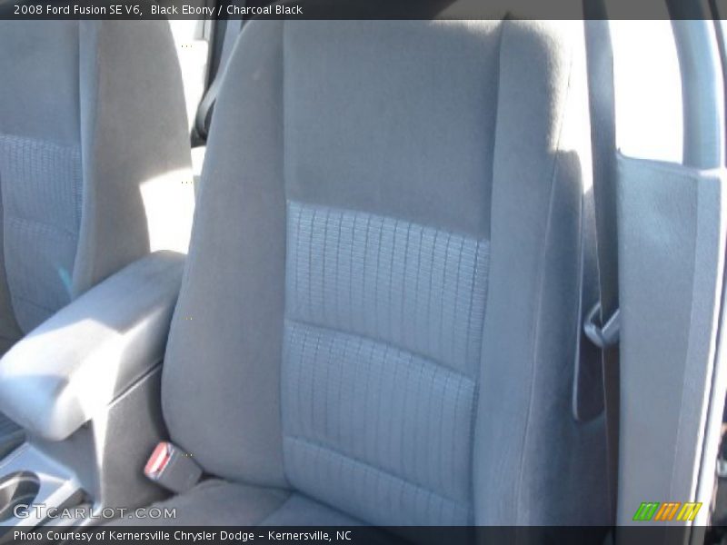Black Ebony / Charcoal Black 2008 Ford Fusion SE V6